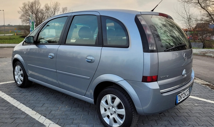 Opel Meriva cena 13900 przebieg: 153370, rok produkcji 2006 z Nowogard małe 121